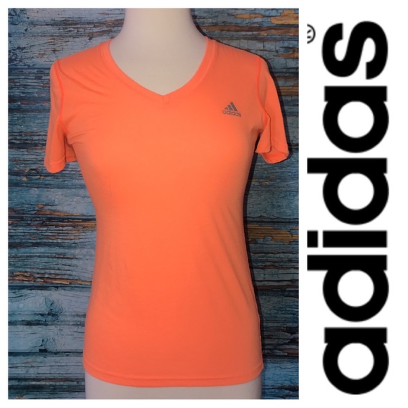 Adidas S V-Neck Short Sleeve Dri-Fit Tee 2205 - Picture 1 of 5